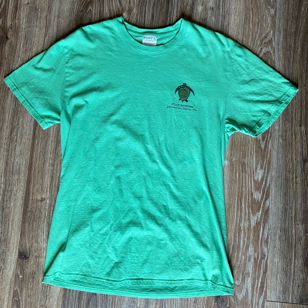 FLOUNDERS Turtle T-Shirt - Picture 2 of 5